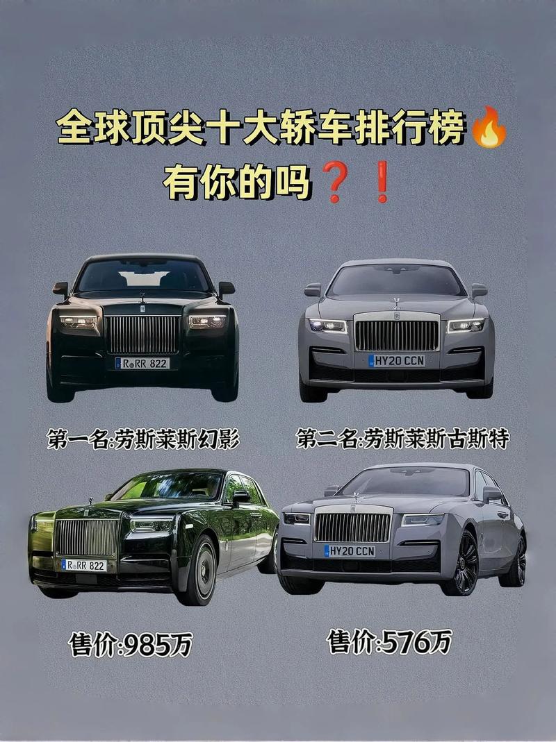 世界名车排名前十名价格(世界名车排行表)