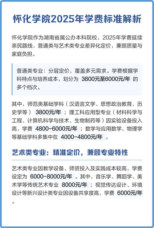 怀化学院学费一年多少钱 怀化学院 学费